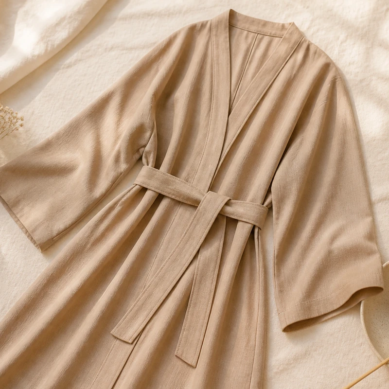Sand Linen Abaya